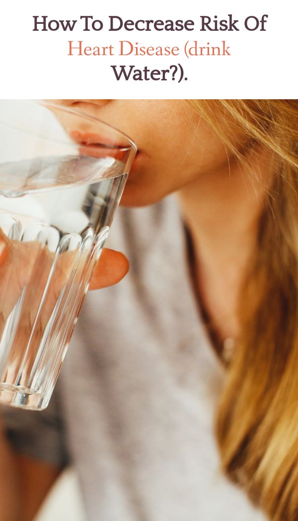 Does Drinking Water Reduce the Risk Of Heart Attack?